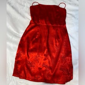 Red dress from PrettyLittleThing!